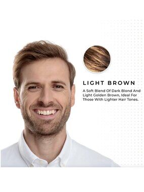 Simpler Hair Color – Men's Beard & Hair Dye (2 boxes, PPD-Free) - Light brown